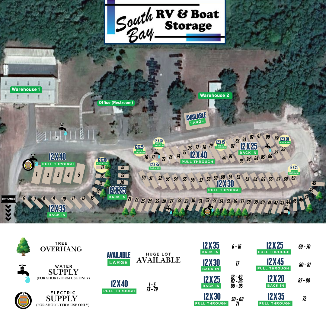 Storage Bay Map